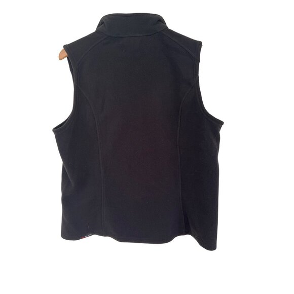 Land's End polartec fleece vest black size XL/P 18 - Picture 3 of 7